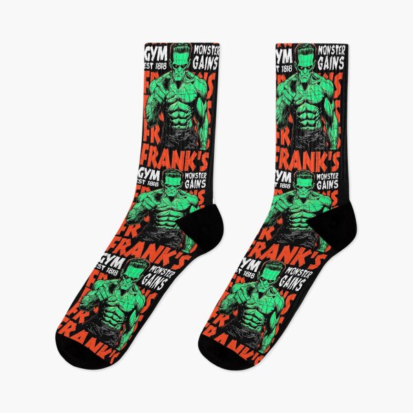 Item preview, Frankenstein Gym Frank's Monster Gains Vintage Halloween designed and sold by GrandeDuc.