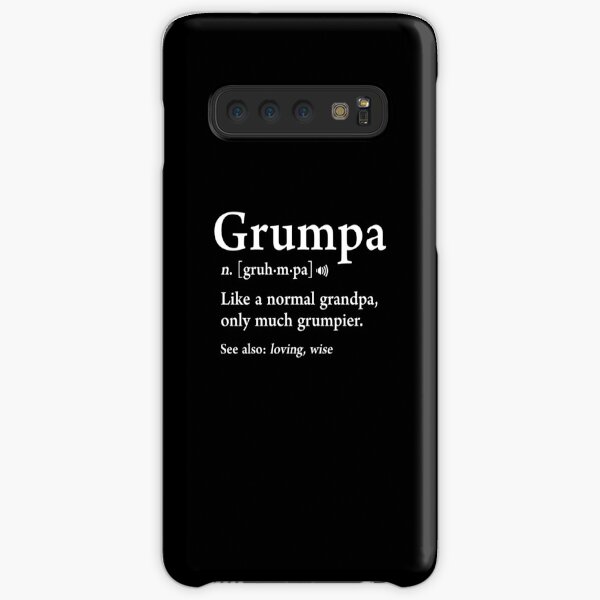 Grumpa Definition Funny Fathers Day Gift Best Grandpa Cool Samsung Galaxy Snap Case