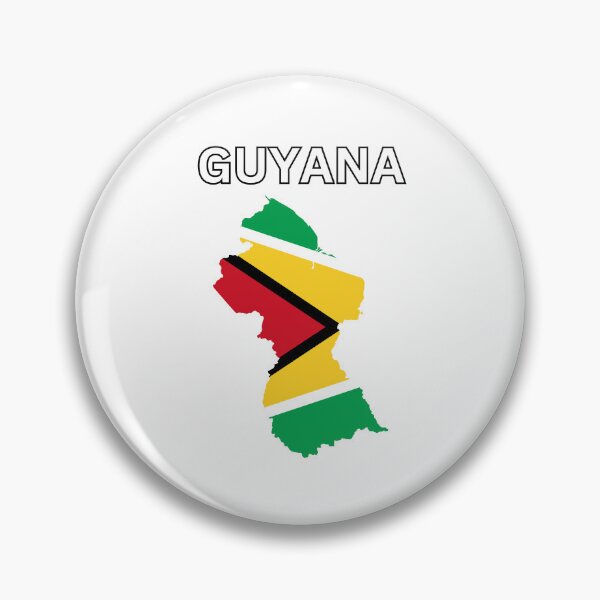 Item preview, Guyana Flag Map designed and sold by atomstartup.
