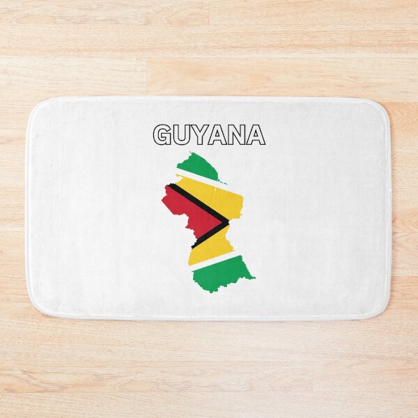 Item preview, Guyana Flag Map designed and sold by atomstartup.