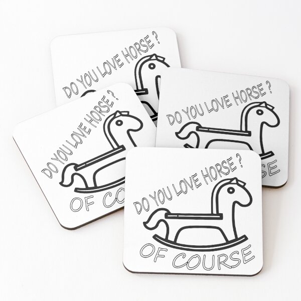 Item preview, Do You Love Horse? Of Course – Funny Equestrian & Horse Lover Design – Animal Gift designed and sold by sednalafandy79.