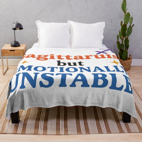 Item preview, Sagittarius but Emotionally Unstable – Funny Zodiac Quote designed and sold by LoomisDreams.