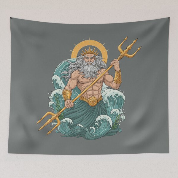 Item preview, poseidon the sea god's wrath designed and sold by obinsuma.
