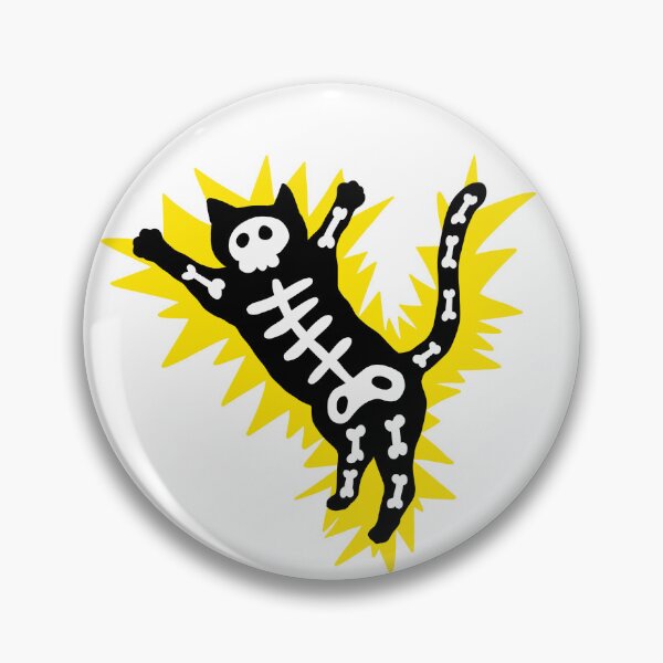 Item preview, Shocked Skeleton Cat  designed and sold by PlatwoArtshop.