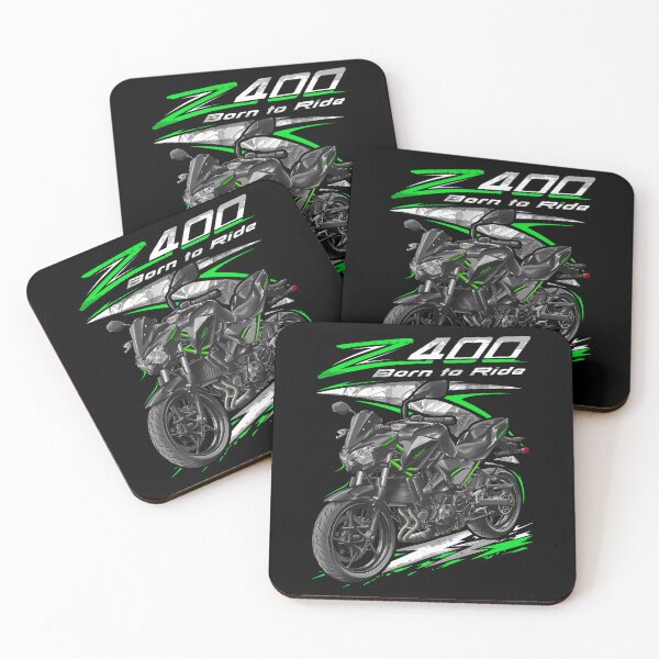 Item preview, Kawasaki Z400 2024 (Metallic Matte Graphene Steel Gray & Ebony) for Motorcycle Riders designed and sold by MotoApparelHub.