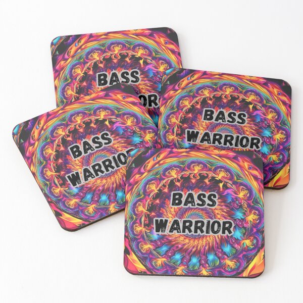 Item preview, Bass Warrior – Psychedelic Design for EDM & Bass Music Fans designed and sold by Arkeso.