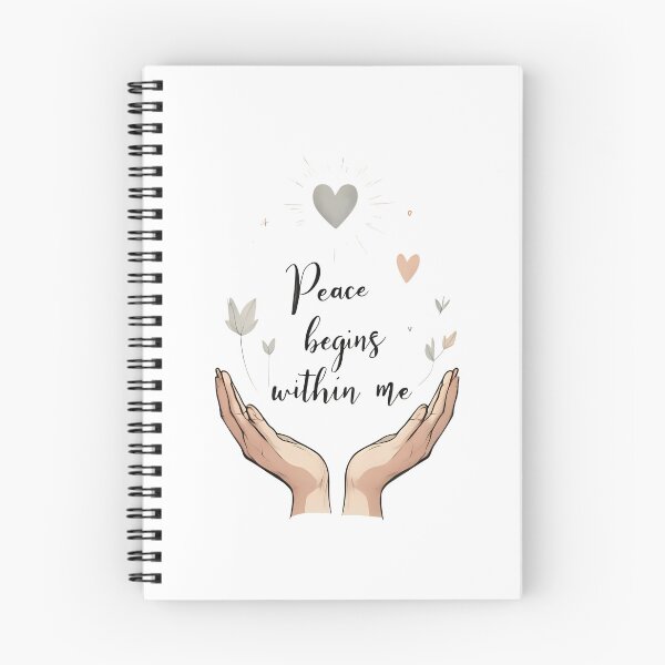Item preview, Peace Begins Within Me. Affirmation designed and sold by FlowCreate.