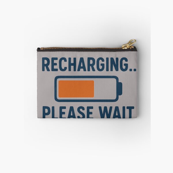Item preview, Recharging – Minimalist Funny Quote for Introverts designed and sold by LoomisDreams.