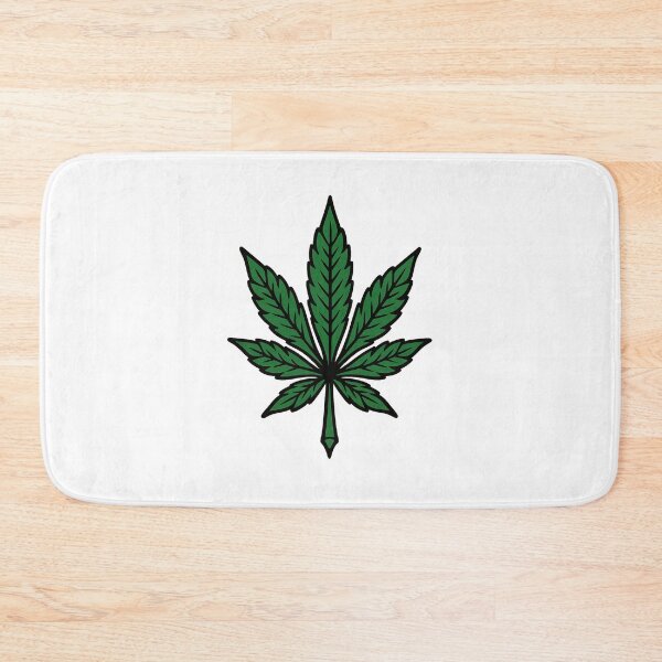 Item preview, Classic Green Cannabis Leaf – Old School Style designed and sold by Wake and Bake.