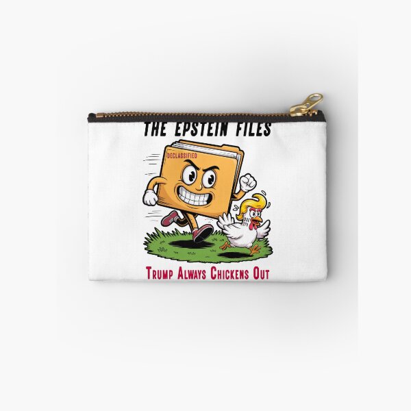 Item preview, Epstein Files Trump Always Chickens Out Funny Political Satire Stickers designed and sold by EthosWear.
