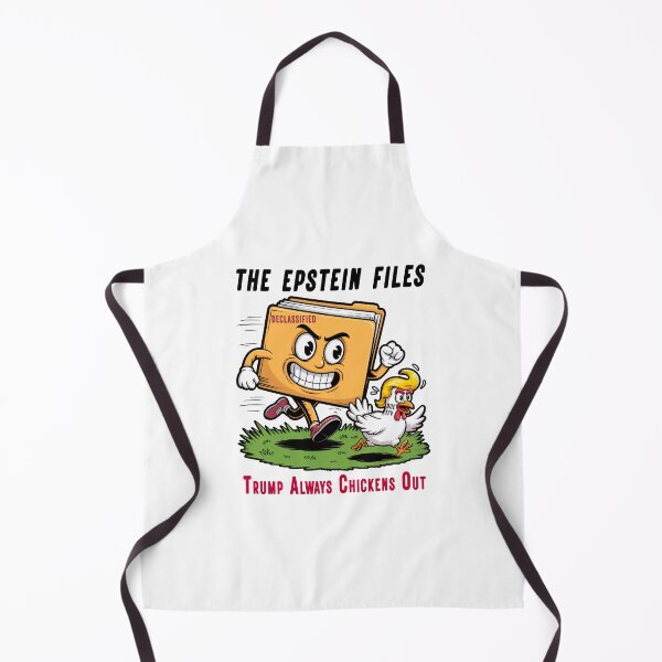 Item preview, Epstein Files Trump Always Chickens Out Funny Political Satire Stickers designed and sold by EthosWear.