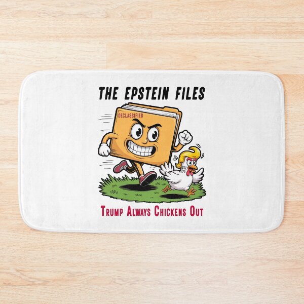 Item preview, Epstein Files Trump Always Chickens Out Funny Political Satire Stickers designed and sold by EthosWear.