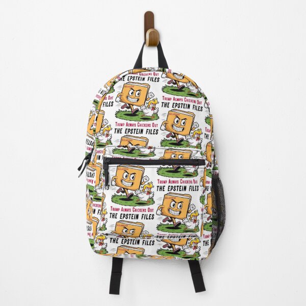Item preview, Epstein Files Trump Always Chickens Out Funny Political Satire Stickers designed and sold by EthosWear.