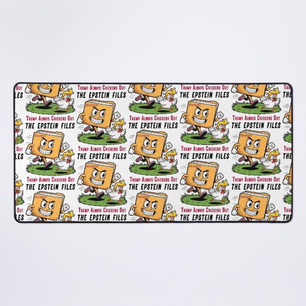 Item preview, Epstein Files Trump Always Chickens Out Funny Political Satire Stickers designed and sold by EthosWear.
