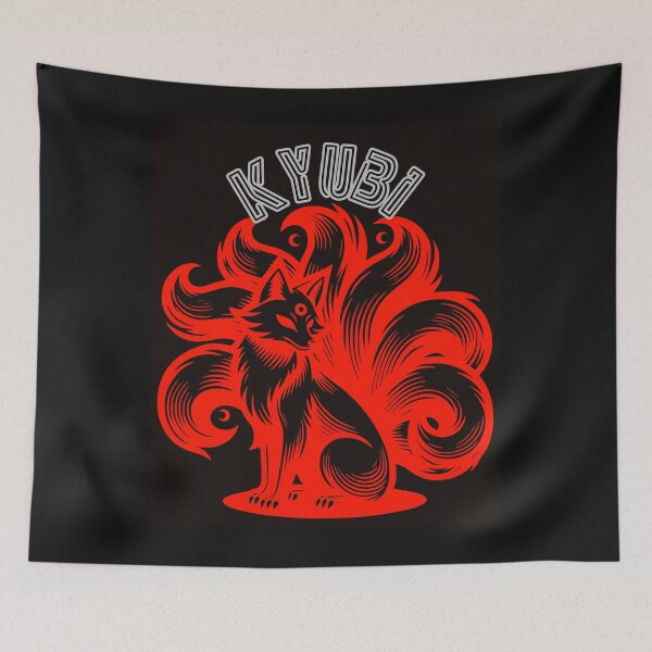 Item preview, Kyubi the mytical tailed fox  designed and sold by SarenCyrenShop.