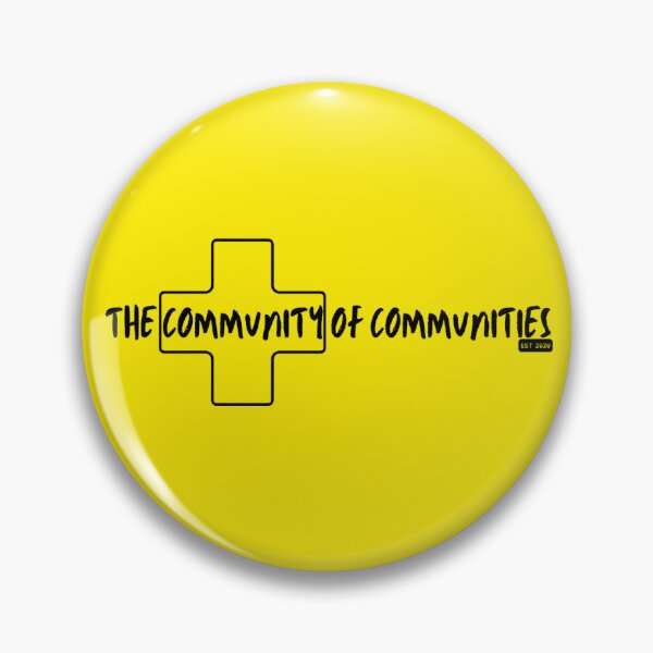 Item preview, The Community Of Communities Logo Black designed and sold by The C.O.C Store.