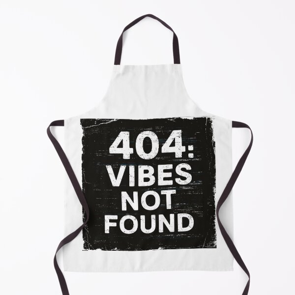 Item preview, Funny 404 Vibes Not Found Graphic Tee for Trendsetters designed and sold by ThreadQuirk.