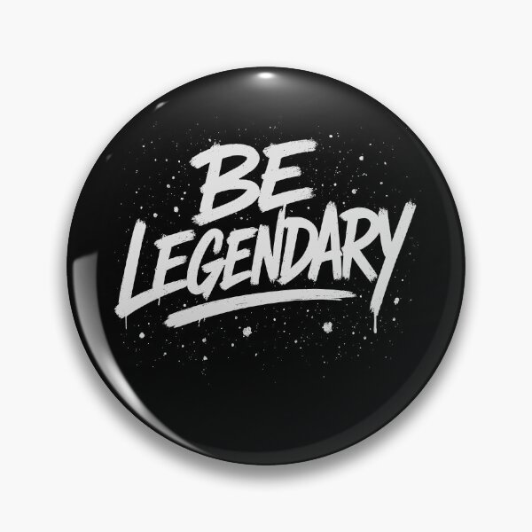 Item preview, Inspirational Be Legendary Unisex Graphic Print T-Shirt designed and sold by ThreadQuirk.