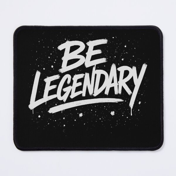 Item preview, Inspirational Be Legendary Unisex Graphic Print T-Shirt designed and sold by ThreadQuirk.