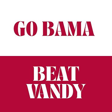 Artwork thumbnail, Beat Vandy Alabama Gameday Football Pin Button by Outfitz & More