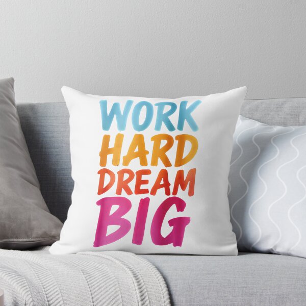 Item preview, Motivational Quote 'Work Hard Dream Big' Apparel & Gifts designed and sold by wellie-chic.