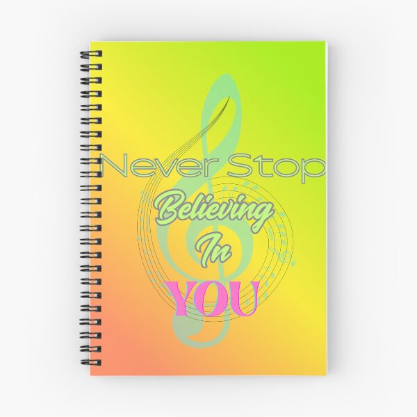 Item preview, Never Stop Believing In You designed and sold by BrightrDayMusicArt.