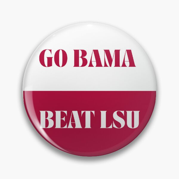 Meet me at Saban FieldAlabama Gameday Football Pin Button Pin