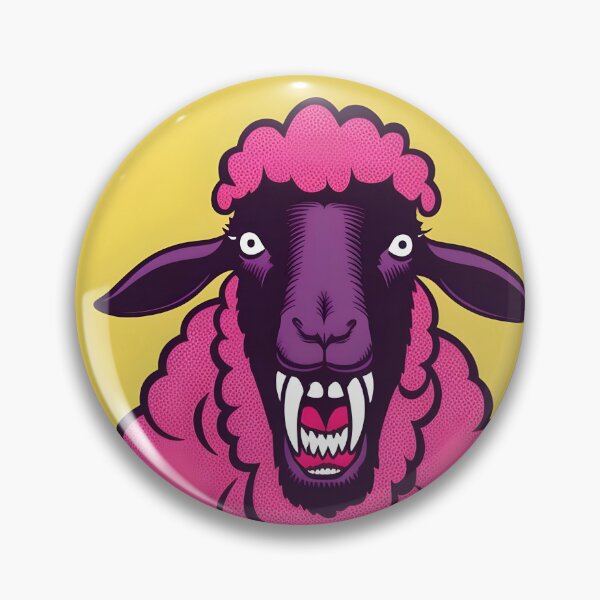 Item preview, Fierce Pink Sheep Pop Art Design designed and sold by Shoot-The-Moon.