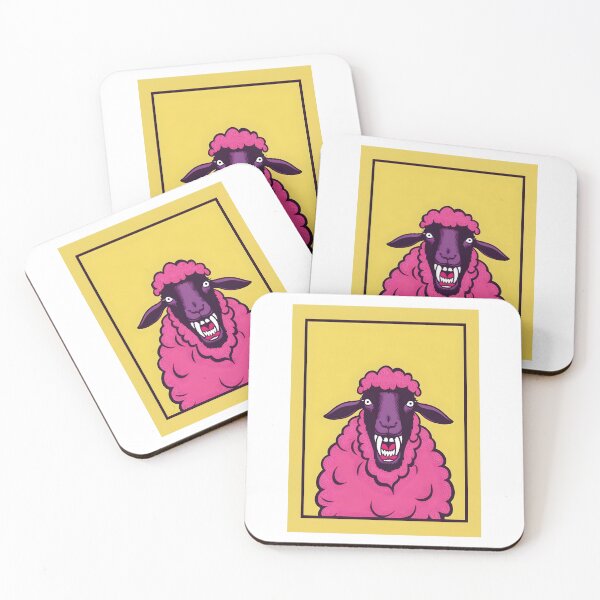 Item preview, Fierce Pink Sheep Pop Art Design designed and sold by Shoot-The-Moon.