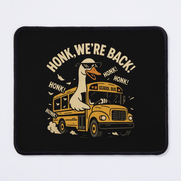 Item preview, Funny Goose For Back To School - Honk, We're Back designed and sold by DemureArtsy.