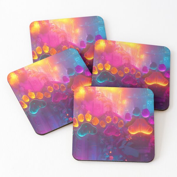 Item preview, Cyberpunk Inspired Pawprints designed and sold by MELGAPIN.