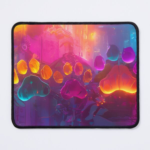 Item preview, Cyberpunk Inspired Pawprints designed and sold by MELGAPIN.
