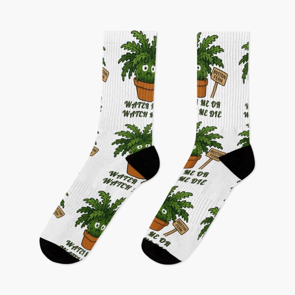 Item preview, Boston Fern – Water Me or Watch Me Die - Funny Plant Character designed and sold by EdgyEdgeArt.