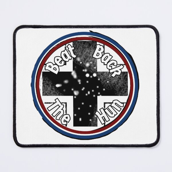 Item preview, Beat back the Hun logo with Iron Cross designed and sold by Michael Krogh Books.