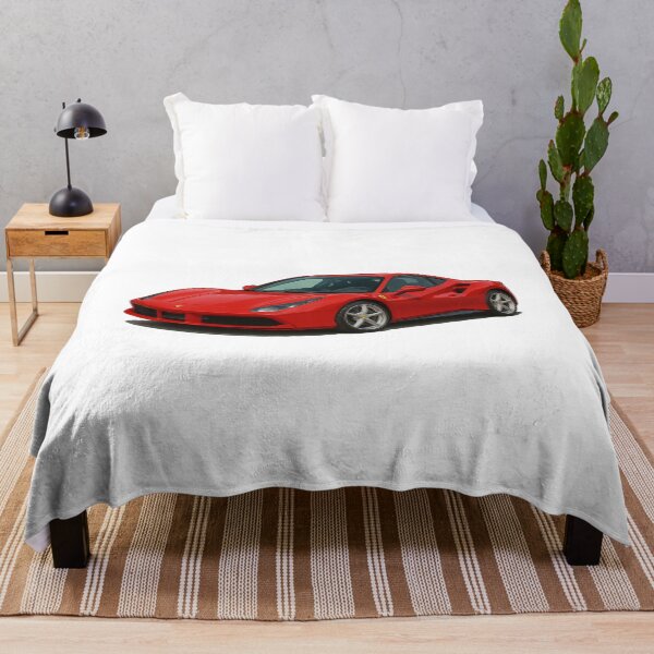 Item preview, Red Ferrari – Realistic Luxury Car Digital Art designed and sold by visualvibesss.