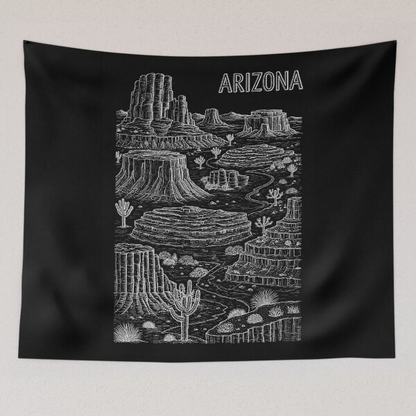 Item preview, Cactus and Canyon Horizons – Arizona’s Wild Beauty designed and sold by Fikuall.