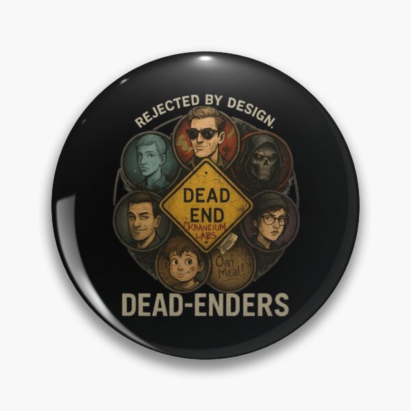 Item preview, DEAD-ENDERS — Floating Head Circle (Comic T-Shirt) designed and sold by SpectacleU0814.