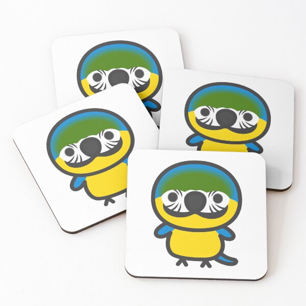 Item preview, Blue-and-yellow macaw designed and sold by INKOYADO.