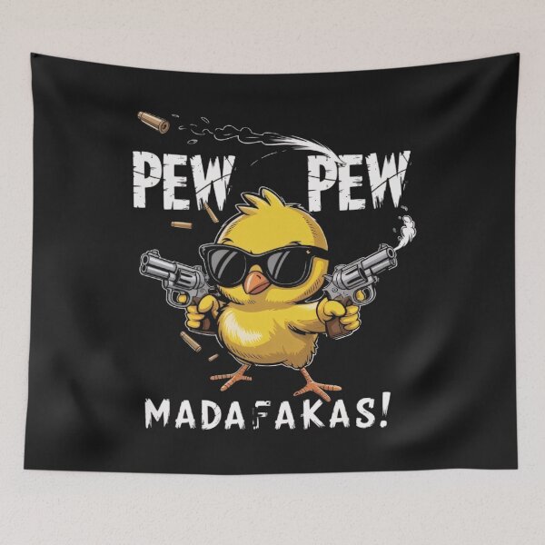 Item preview, PEW PEW MADAFAKAS! designed and sold by BugiDesignArt.