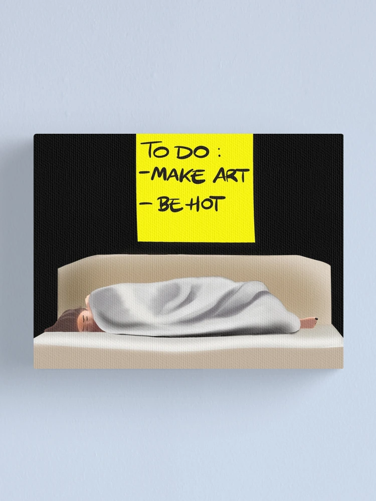 Thumbnail 1 of 3, Canvas Print, To do list + designed and sold by ROCIODRAMATICA.