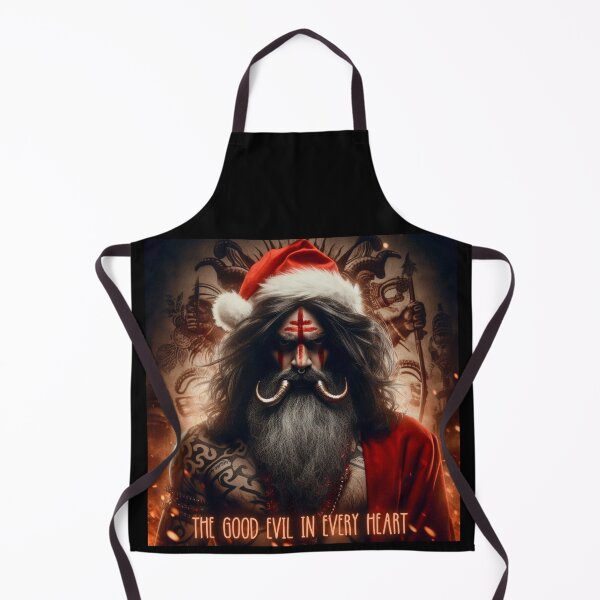 Artikelvorschau, Mystisches Weihnachtsmann-Dämonen-Flammenherz entworfen und verkauft von Voodoo Store Paranormal Collections.