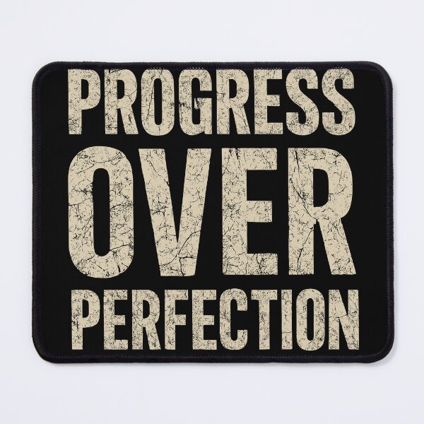 Item preview, Inspiring Progress Over Perfection Graphic Unisex Shirt designed and sold by ThreadQuirk.