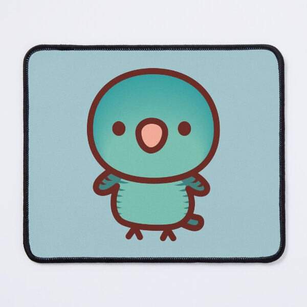 Item preview, Barred parakeet / Turquoise designed and sold by INKOYADO.