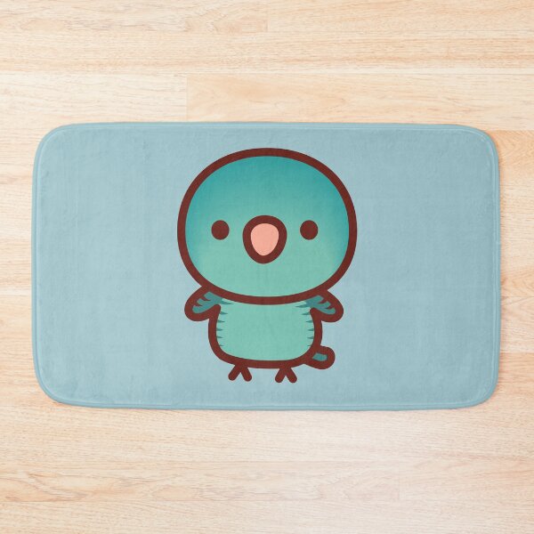 Item preview, Barred parakeet / Turquoise designed and sold by INKOYADO.