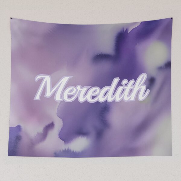 Artikelvorschau, Benutzerdefinierter Name Meredith entworfen und verkauft von Gabriela McDaniel.