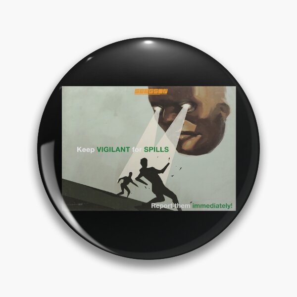 Item preview, Sevastopol Keep Vigilant For Spills Poster - Horizontal Version designed and sold by ABSTRACT-IVISM.