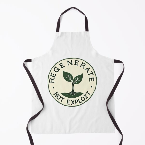 Item preview, Minimalist Botanical Earth Seed Eco design – “Regenerate, Not Exploit” designed and sold by UmcommonGoods.