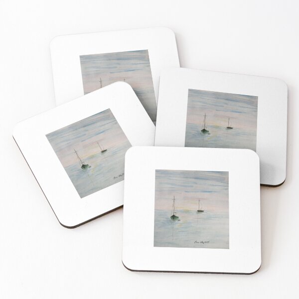 Item preview, Sailboats on the ocean sunset designed and sold by GwendolynLee.