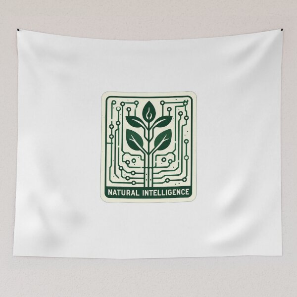 Item preview, Natural Intelligence – Circuit Board Plant Minimalist Eco Tee designed and sold by UmcommonGoods.