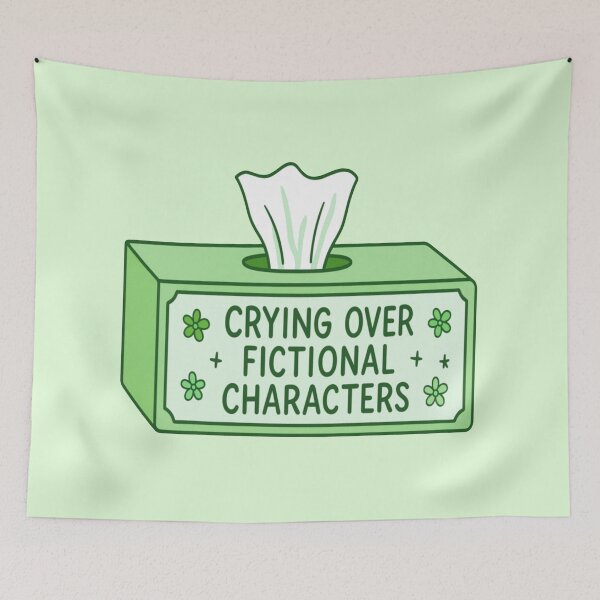 Item preview, Crying Over Fictional Characters designed and sold by TinyPanic.